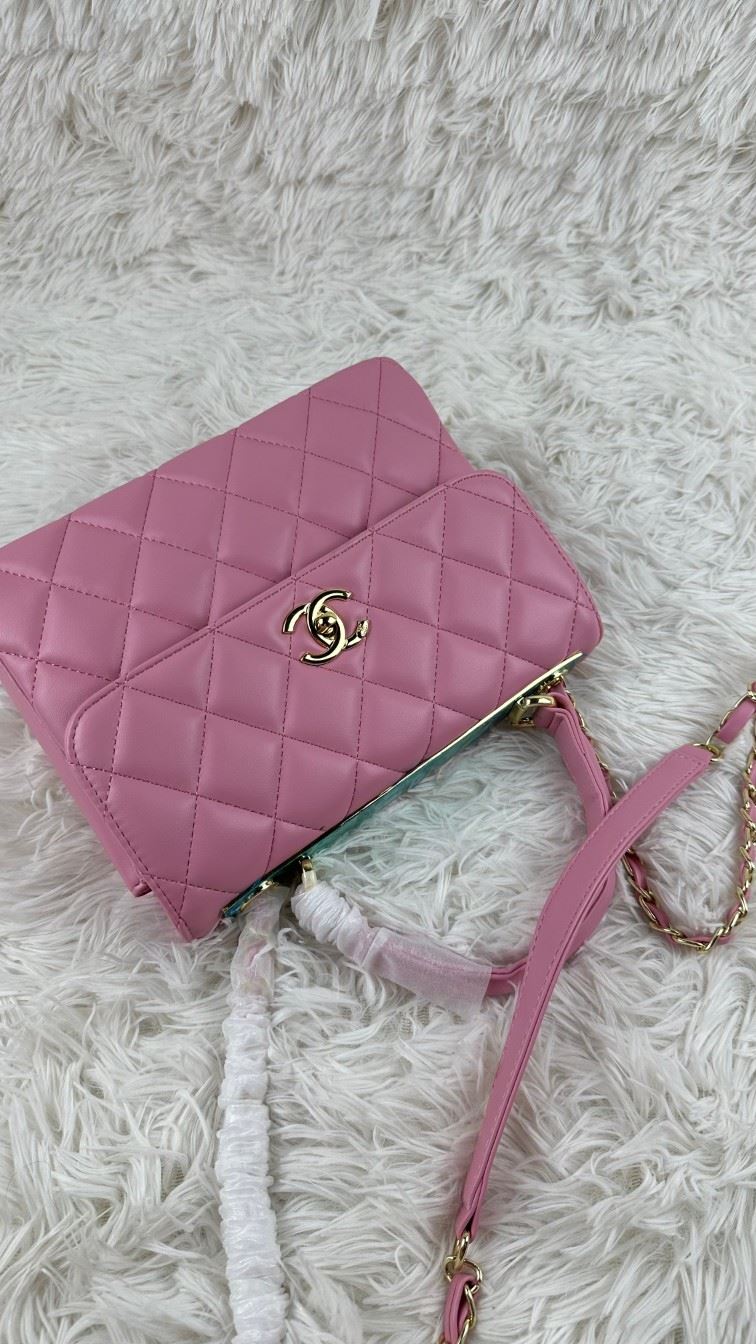 Ch**el top handle bags